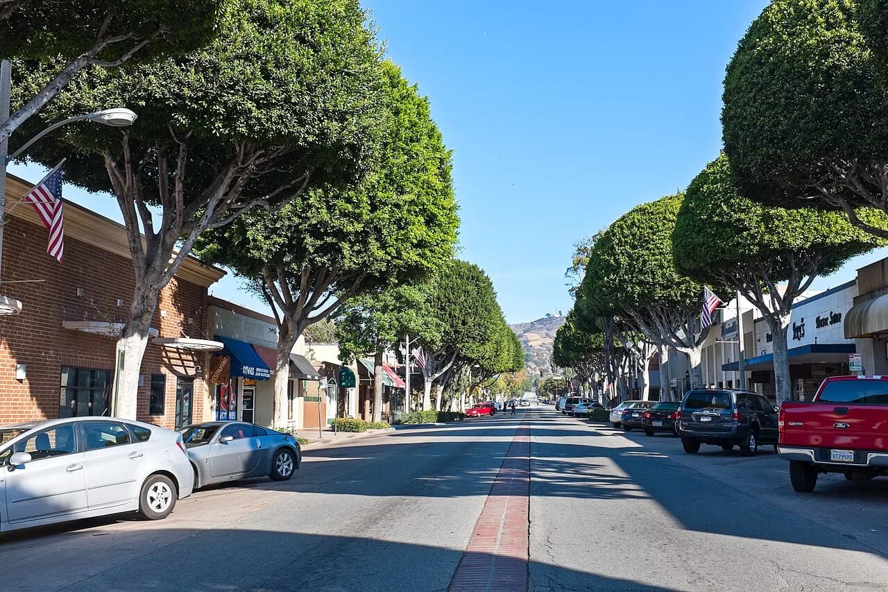 Greenleaf Street in Whittier